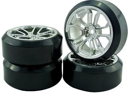 1/10 Drift-Specific 10-Spoke Tire Set – Vskt636028S 1