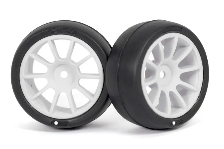 1/10 M-Chassis 60Mm Pre-Glued Sc-36M Competition Tires 1