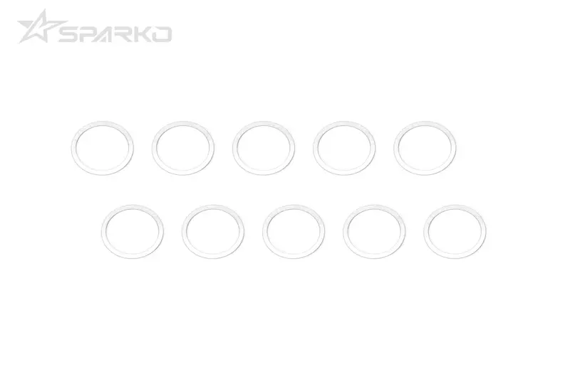 13Mm X 16Mm X 0.2Mm Differential Shim Set – Precision Spacing, 10-Pack 1