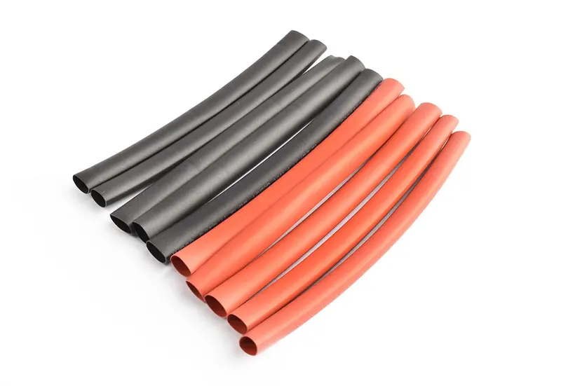 5Mm Red & Black Pe Heat Shrink Sleeve Set – 10Cm Per Piece, 5-Pack 1