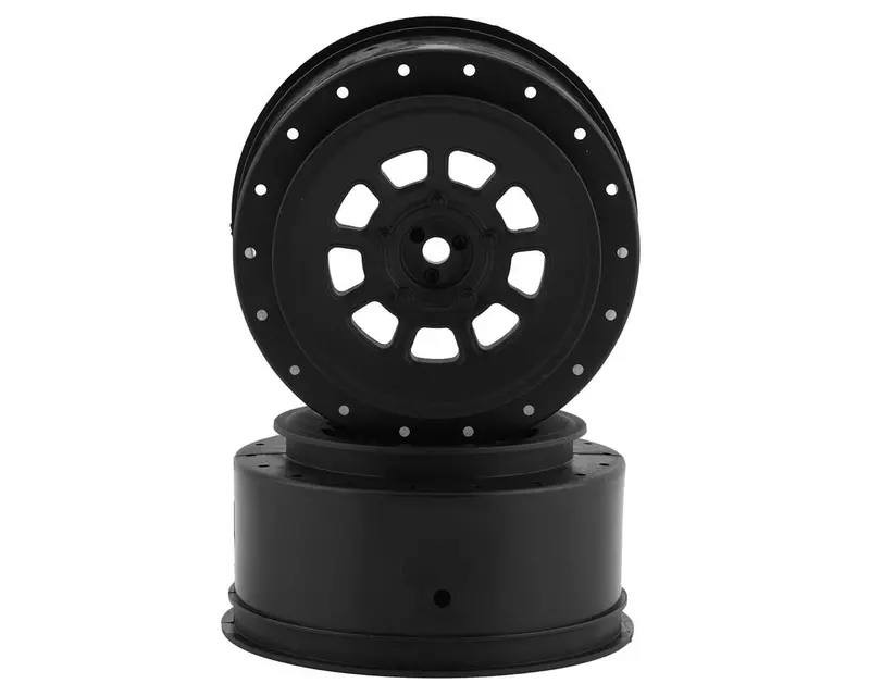 9-Shot 12Mm Hex Wheel – +3Mm Offset, Compatible With Sc7/Sc6.4/Pro2/Pro4 Sc10 – Black (2-Pack) 1