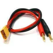 Ace Xt60 Charging Lead – 30Cm Silicone Cable With Bullet Connectors 1