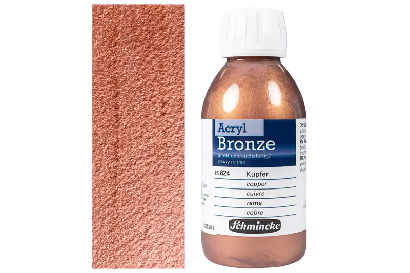 Acryl Bronze #824 Copper Metallic Paint – Lustrous, Non-Toxic Formula 1
