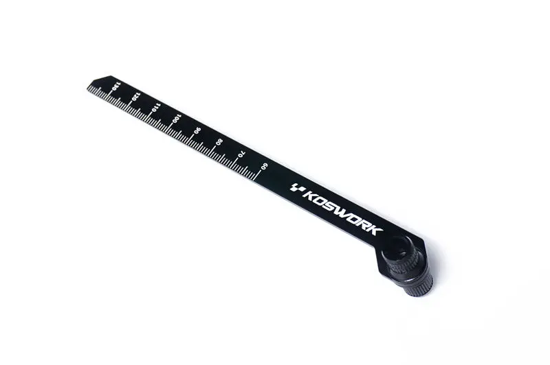 Adjustable Droop & Shock Length Gauge – 60–140 Mm Range For 1/10 & 1/8 Buggies, Trucks, Truggies, And Gt Models 1