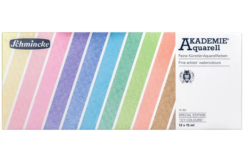 Akademie Aquarell Icy Colors Watercolor Set — 12-Tube Kit 1