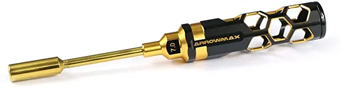 Am-450170-Bg 7.0Mm Nut Driver – 100Mm Length, Black-Gold Coating 1