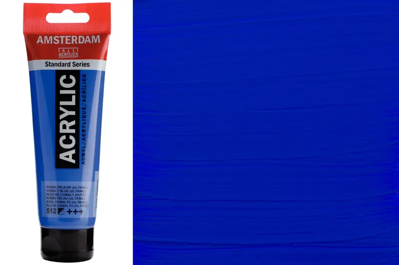Amsterdam Standard Acrylic Paint – Cobalt Blue Ultramarine, 120 Ml 1