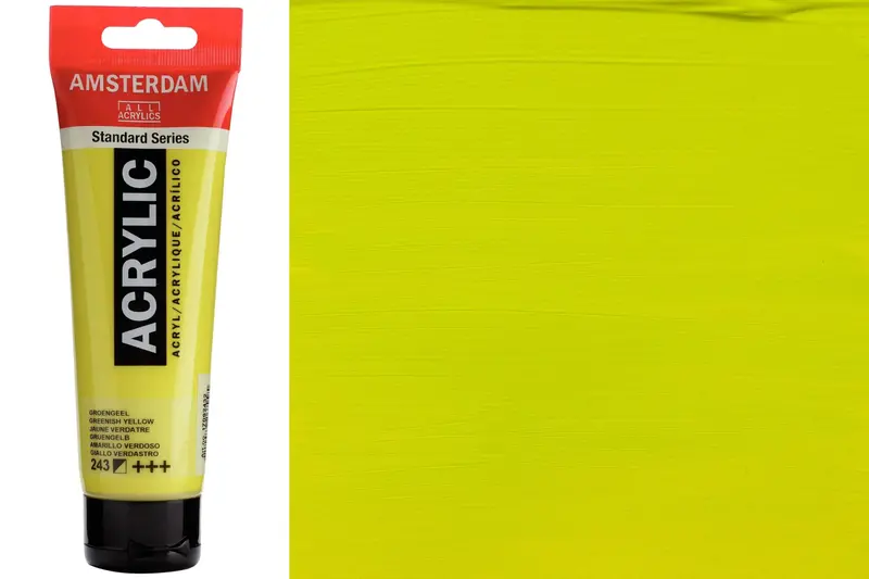 Amsterdam Standard Acrylic Paint – Greenish Yellow, 120 Ml 1