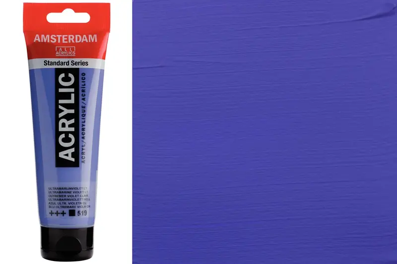 Amsterdam Standard Acrylic Paint – Ultramarine Violet Light, 120 Ml 1