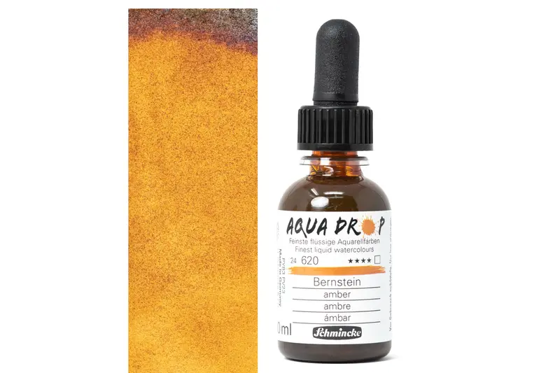 Aqua Drop Liquid Watercolor – Amber (#620) 1