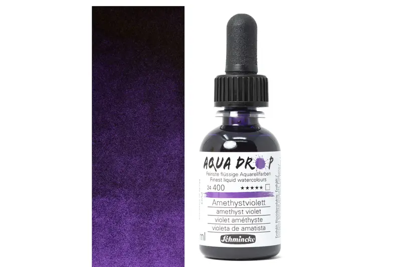 Aqua Drop Liquid Watercolor – Amethyst Violet (#400) 1