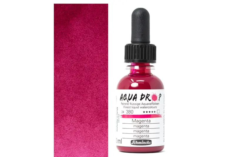 Aqua Drop Liquid Watercolor – Magenta (#380) 1