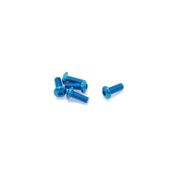 Arrowmax 7075-T6 Aluminum Allen Screw – M3×8Mm Round Head (Blue) 1