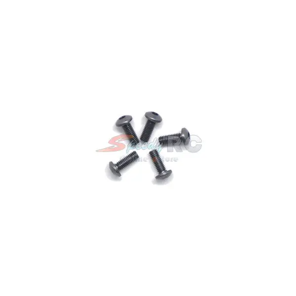 Arrowmax 7075-T6 Aluminum Allen Screw – M3×8Mm Round Head (Gray) 1
