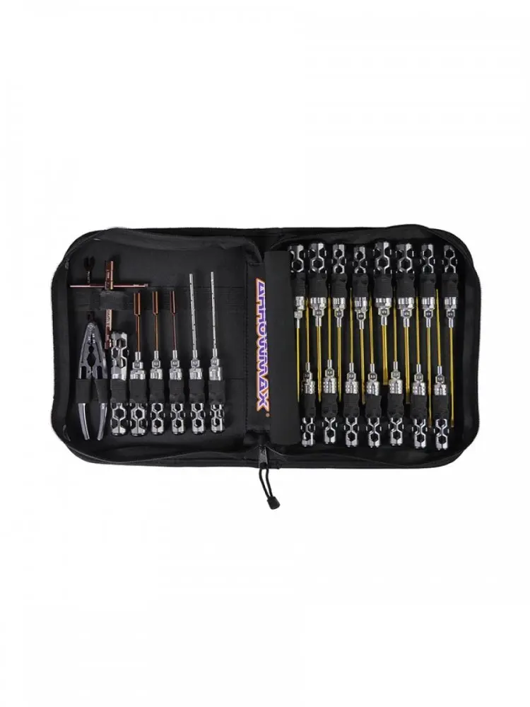Arrowmax Am Honeycomb Toolset – 24-Piece Professional Rc Maintenance Kit With Carry Bag (Am-199448) 1