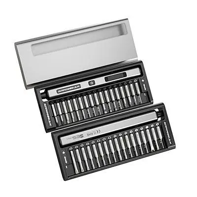 Arrowmax Ses Pro Smart-Control Electric Screwdriver – 34-In-1, Space Gray Aluminum Enclosure 1