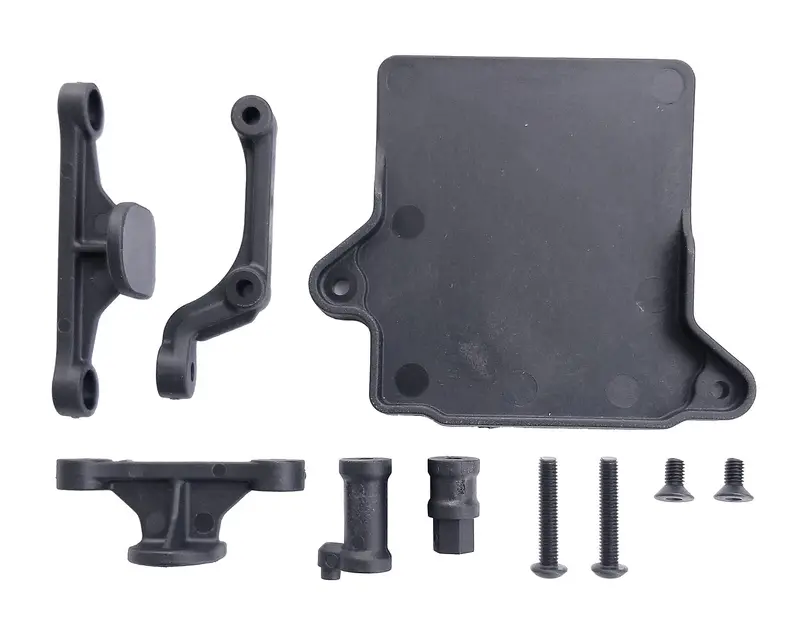 Associated Rc10B74.1 Lp Battery Post Assembly With Fan Mount & Esc Tray 1