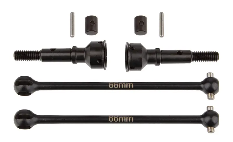 Associated Rc10B74.1 Rear Constant Velocity Axle (Cva) Set – 66Mm Length 1