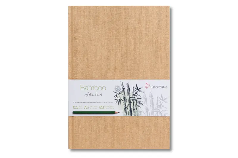 Bamboo-Fiber Hardcover Sketchbook For Artists And Journalers 1