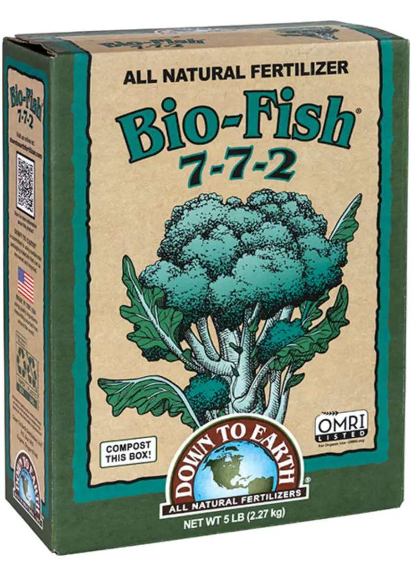 Bio-Fish Organic Fertilizer 7-7-2 (5 Lb) – Fish-Based Nutrient Blend 1
