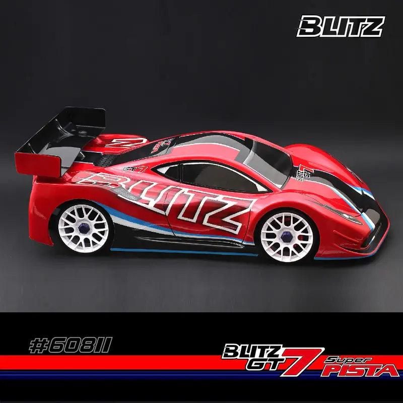 Blitz Gt7 Super Pista 1:8 Gt Racing Body – 1.0Mm Lexan 1