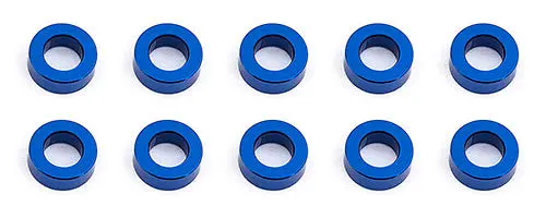 Blue Anodized Aluminum Ballstud Washers (5.5×3.0×2.0 Mm) 1
