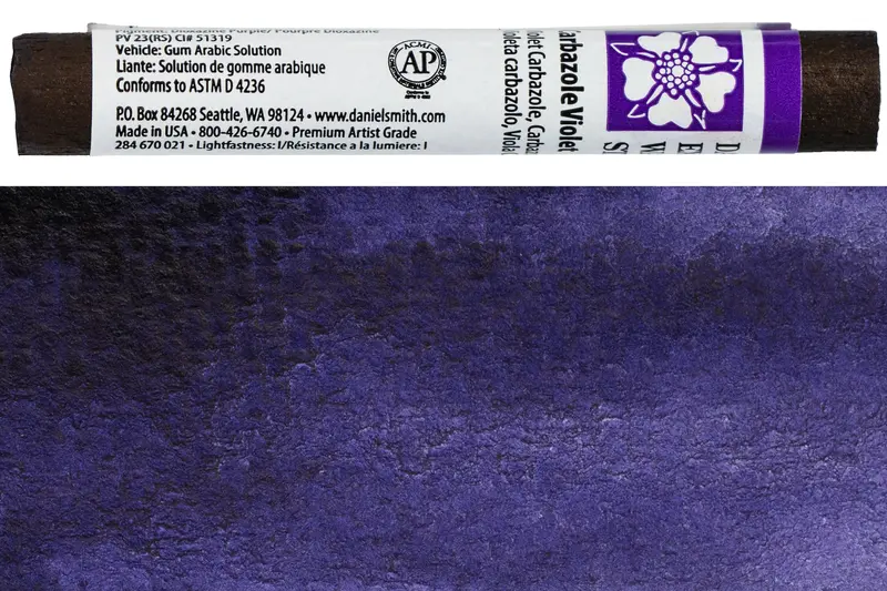 Carbazole Violet Watercolor Sticks – Deep, Cool Purple 1