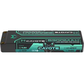 Cayote Racing 7.6V 6300Mah Lipo Battery – 145C Compact High-Discharge Cell 1