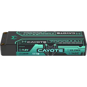 Cayote Racing 7.6V 7000Mah Lipo Battery – 145C High-Performance Pack 1