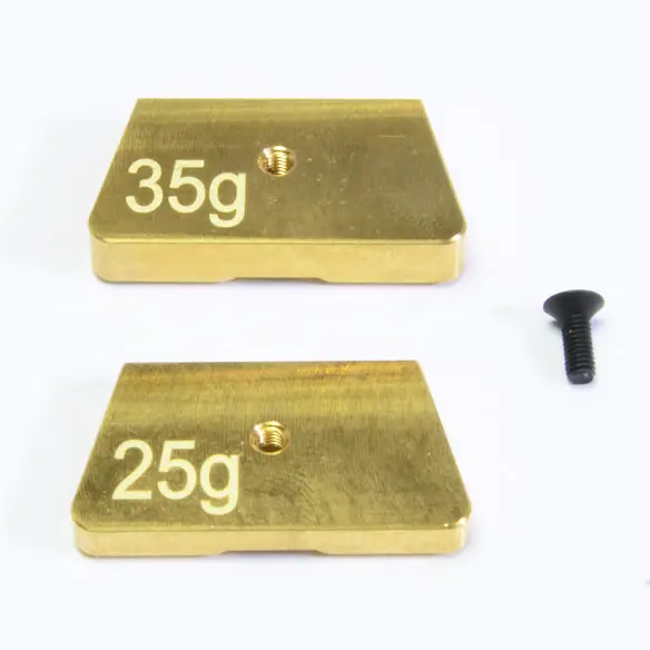 Cnc-Machined Front Chassis Weight For Tuned Weight Distribution 1