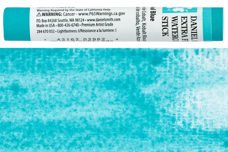 Cobalt Teal Blue Watercolor Sticks – Lightfast & Blendable 1