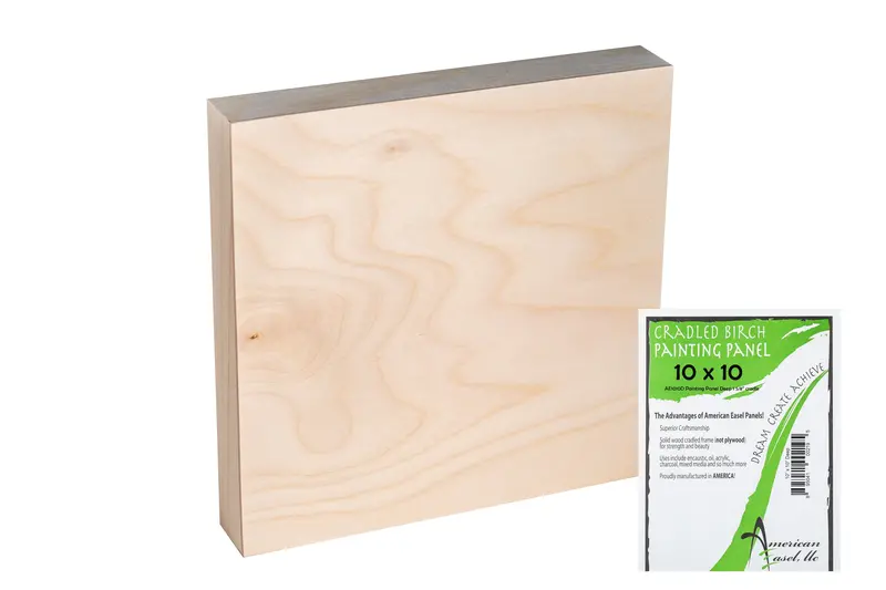 Cradled Birch Panel – Gallery-Depth (1 5/8"), Sturdy Support 6