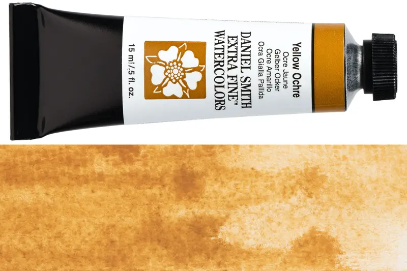 Daniel Smith Yellow Ochre Watercolor – 15 Ml Tube 1