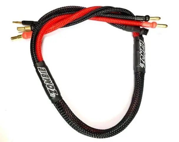 Dual-Gauge 4/5Mm To 4Mm 2S Lipo Charging Lead – 600Mm Wrapped Cable 1