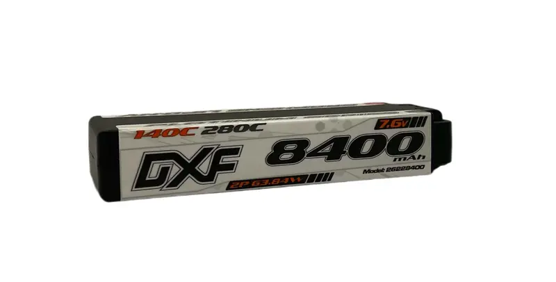 Dxf 8400Mah 7.6V Platinum Lipo Battery – 140C Hv Shorty Pack 1