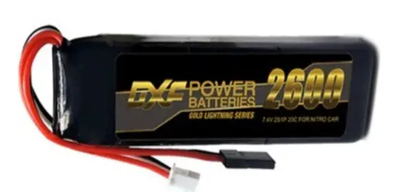 Dxf Power Gold Series 2600Mah Receiver Battery Pack 1
