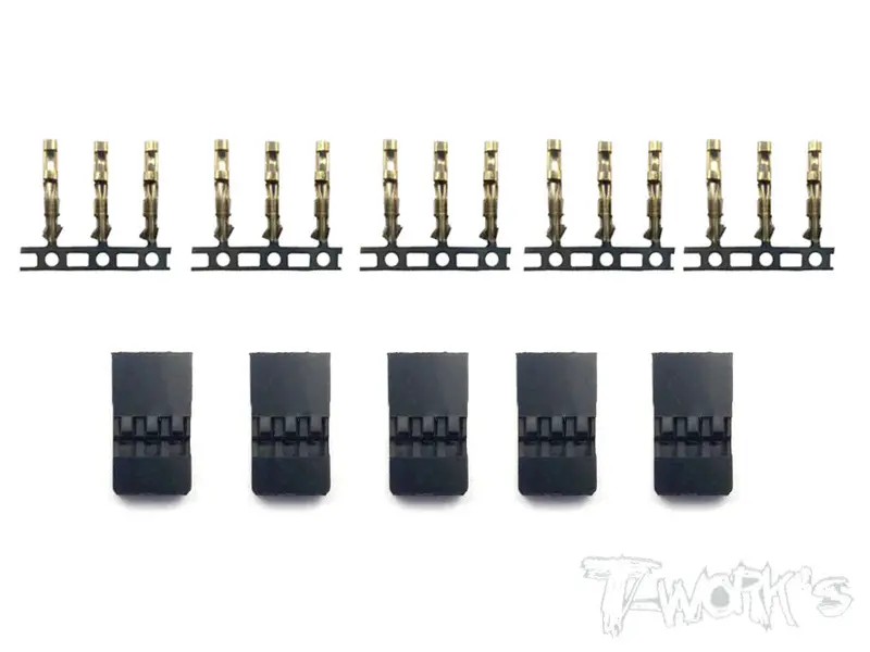 Ea-014 Futaba Standard Male Plug Connectors (Pack Of 5) 1