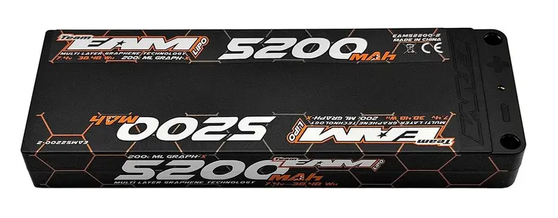 Eam Mlg-X 5200Mah 200C 7.4V 2S Ulcg Lipo Battery 1