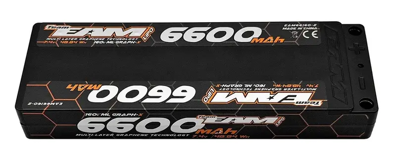 Eam Mlg-X 6600Mah 160C 7.4V 2S Ulcg Lipo Battery 1