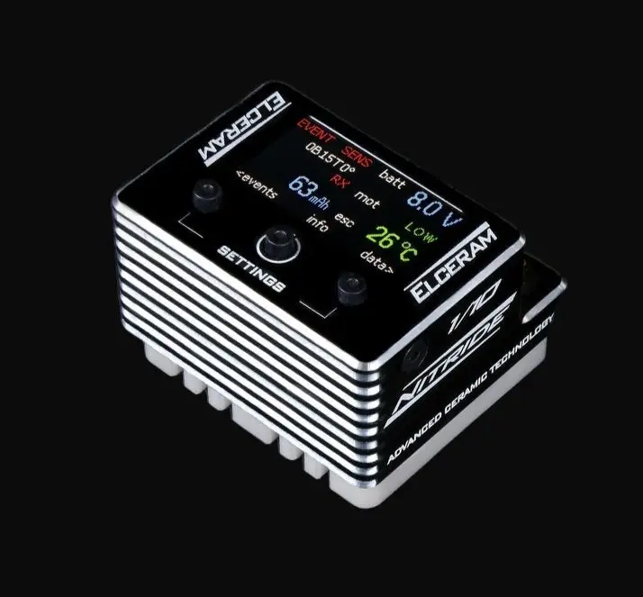 Elceram Nitride 180A High-Performance Esc For 1/10 Modified Racing – Gen 2 1