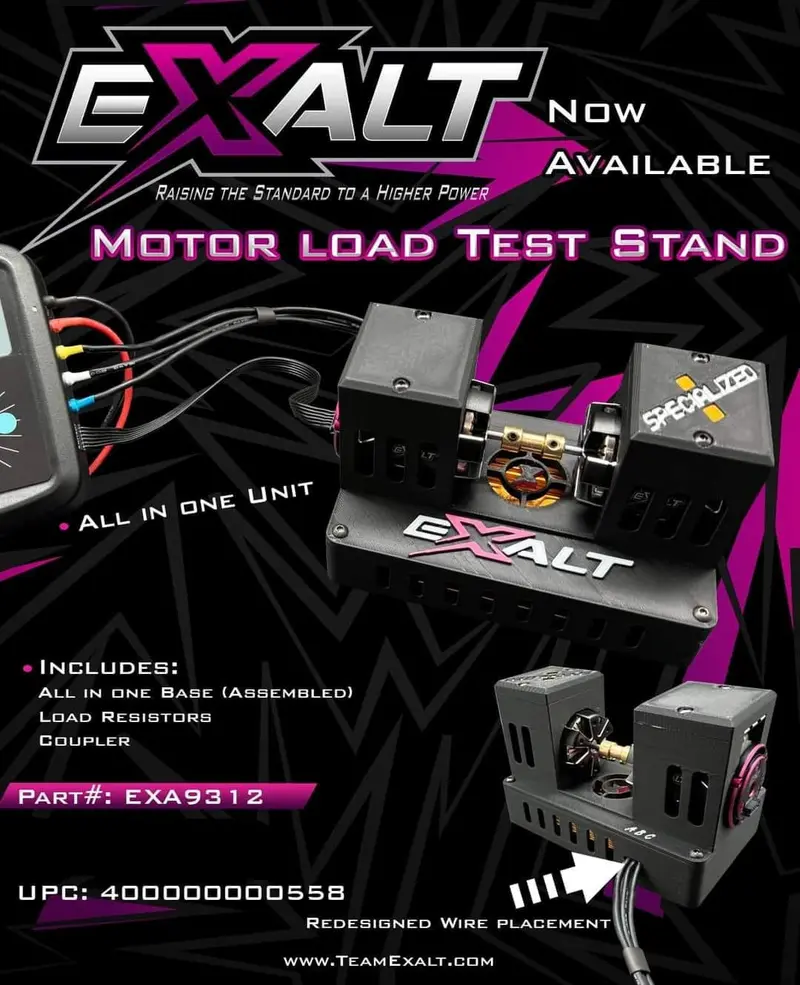 Exa9312 Motor Load Testing Stand For Brushless & Brushed Motors 1