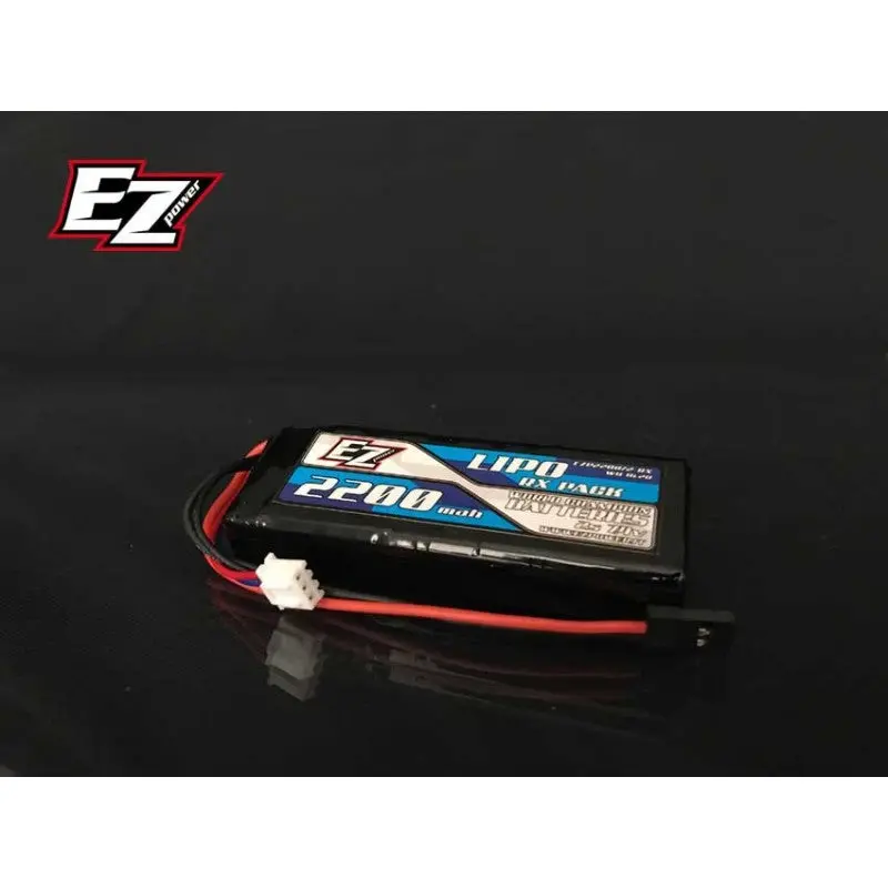 Ezpower 2S 7.4V 2200Mah Lipo Receiver/Transmitter Battery 1