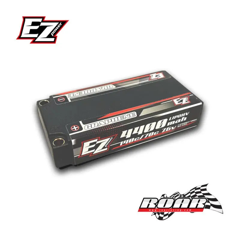 Ezpower 2S 7.6V 4400Mah 140C Hv Lipo Shorty Battery Pack 1