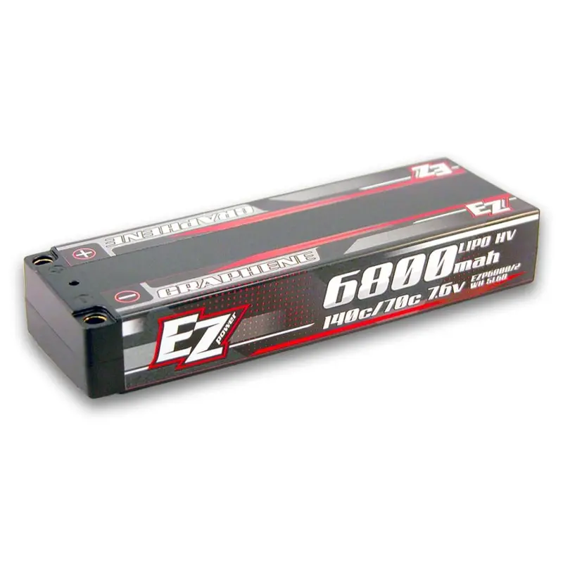 Ezpower 2S 7.6V 6800Mah 140C Lcg High-Voltage Lipo Battery 1