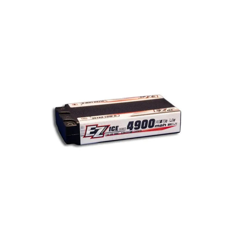 Ezpower Ice 2S 7.6V 4900Mah 140C Low-Cg Shorty Lipo Battery 1