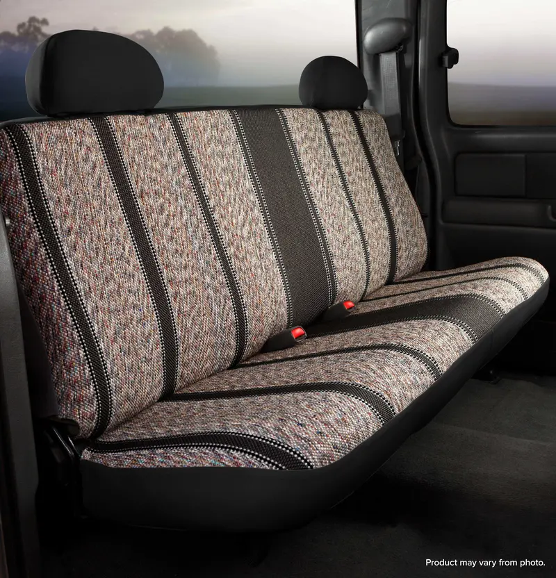 Fia Tr40 Series Rear Seat Covers – Custom-Fit Saddleblanket Style In Black Wine 1