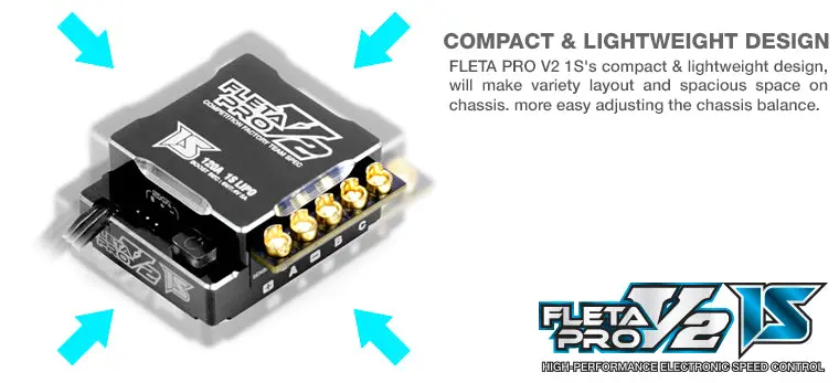 Fleta Pro V2 1S Brushless Esc – Black (Mm-Me-Flp2K1S) 1