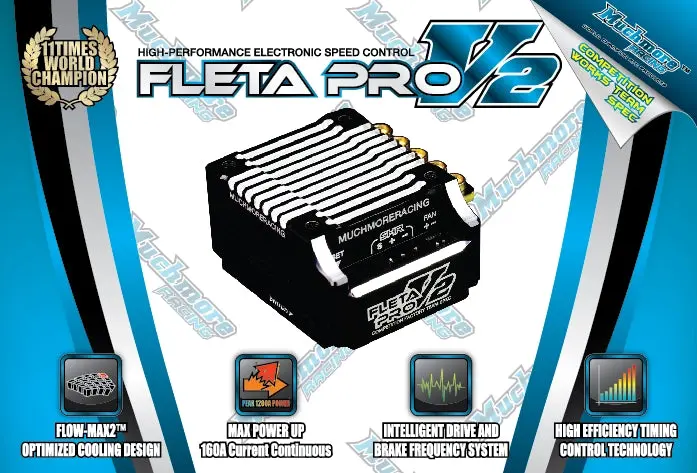 Fleta Pro V2 Brushless Esc – Black Edition (Model: Mr-Me-Flp2K) 1