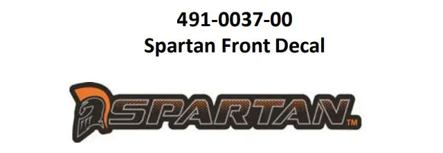 Front Chassis Logo Decal Set – 148-0801 & 491-0155-00 1