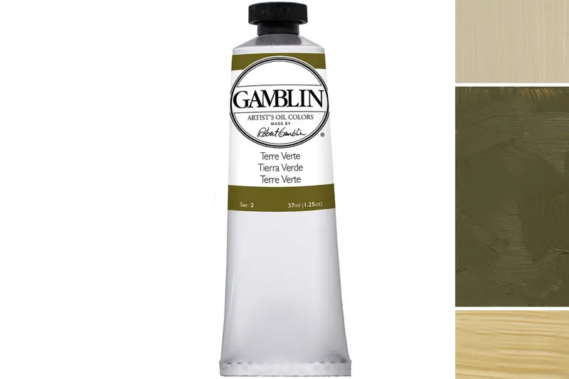 Gamblin Terre Verte Oil Paint – Soft Green Earth Tone For Underpainting 1
